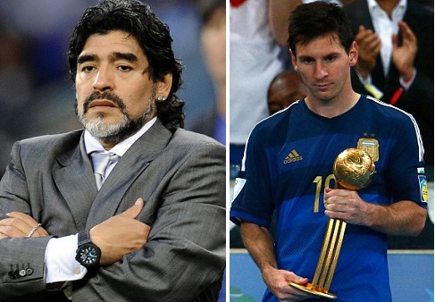 Maradona and messi world cup 411vibes