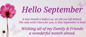 happy new month september 2014