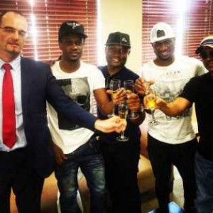 Psquare-Launch-Beer-In-Congo-