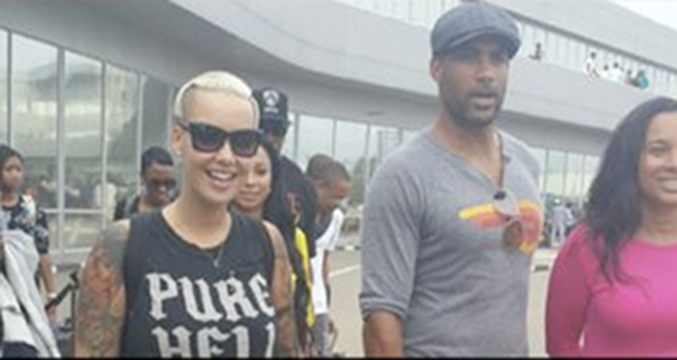 amber rose in lagos theinfong 2