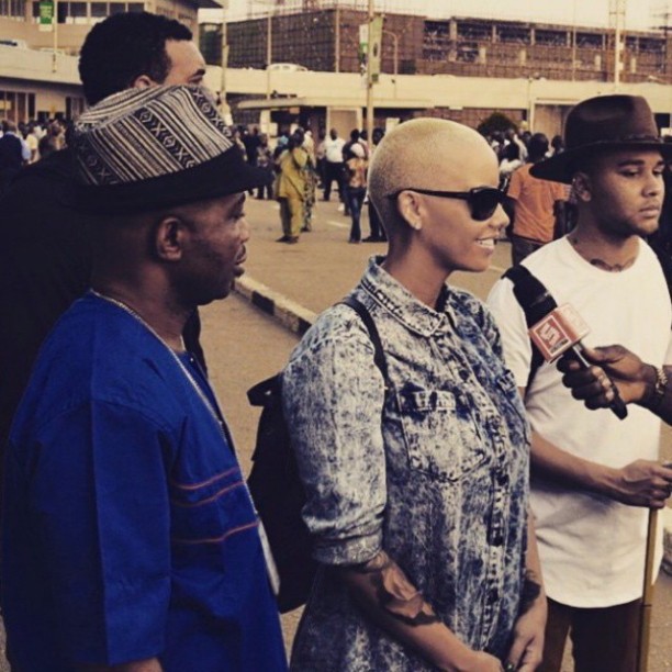 amber rose in lagos theinfong 3