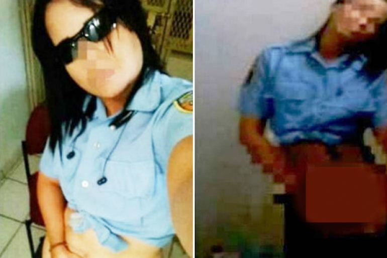 female cop performing sex act theinfong.com