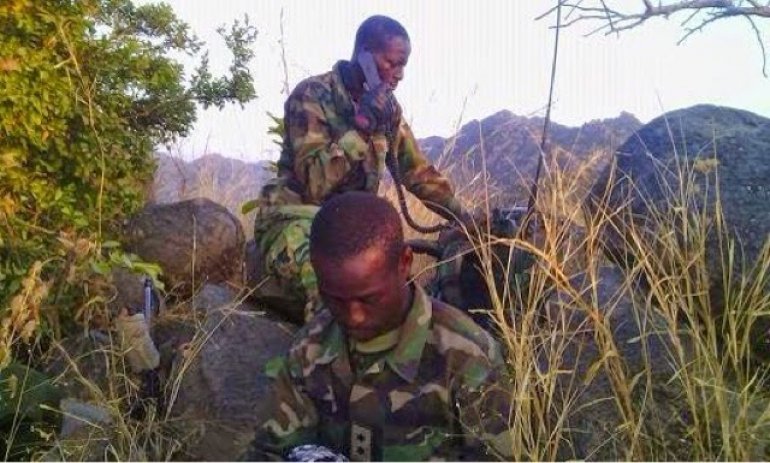 See how Sambisa forest looks like + Pic of soldiers fighting Boko Haram there 