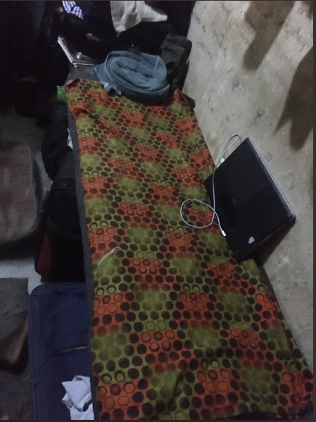 Student shocks Twitter users as he shows the state of his school hostel and how students sleep 