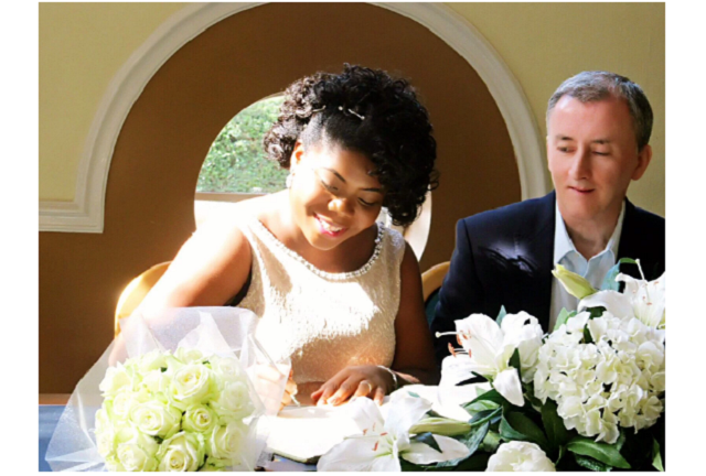 Another Nollywood star marries a white man