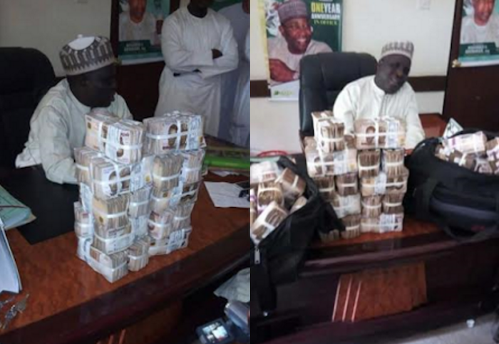 Bauchi State Govt explains viral photos of stacks of cash found in a Commissioner's office theinfong.com 700x583