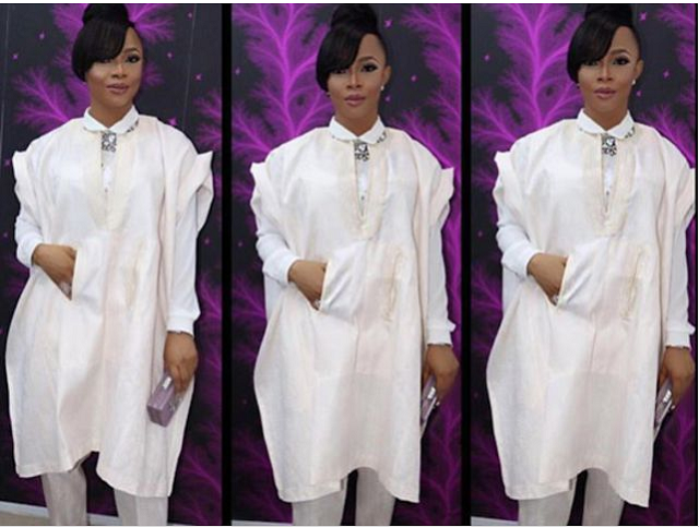 Celebrities who totally slayed in 'Agbada' outfit