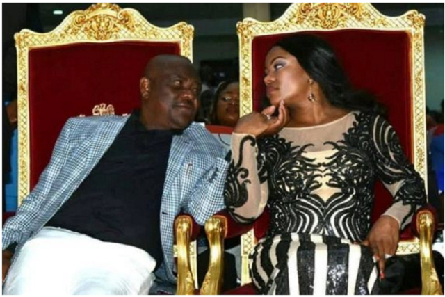 Governor Wike and wife Eberechi