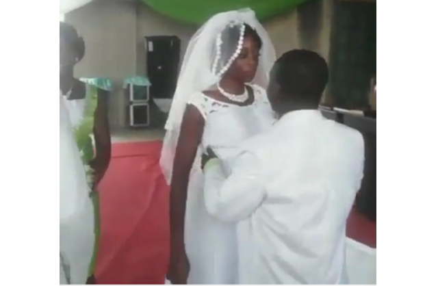 How angry bride embarrassed her husband at the altar
