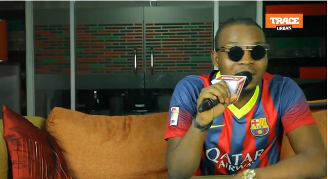 Nigerian celebrities that love footbal theinfong.com on olamide