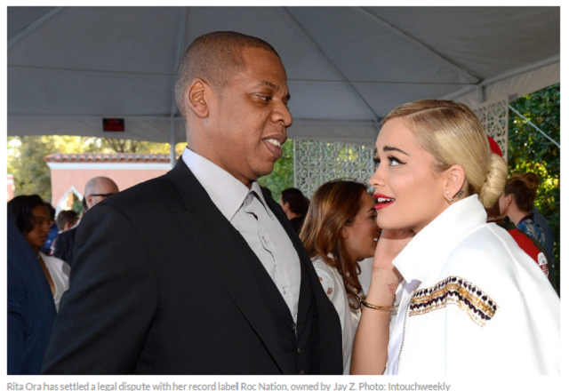Rita Ora settles lawsuit with Jay Z’s Roc Nation