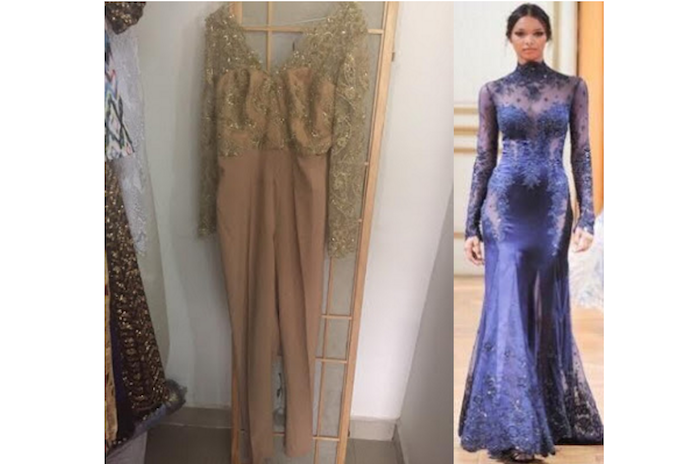 Twitter user shares photos of dresses she ordered from a Nigerian designer and what she got theinfong.com 700x464