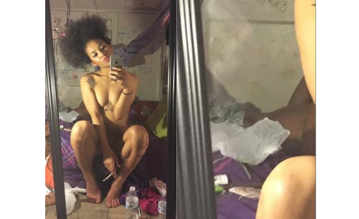 Young girl takes nu*de selfie in her dirty room, then see how the photos were edited... theinfong.com 700x428