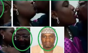 Senator caught on camera kissing and smooching girlfriend