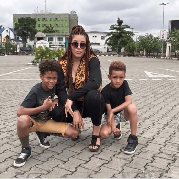 adunni Ade and kids