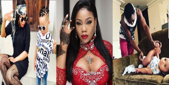 ”Stop blaming DBanj’s wife”- Toyin Lawani tells Nigerians as she recounts how her son, Tenor, almost drowned in her presence