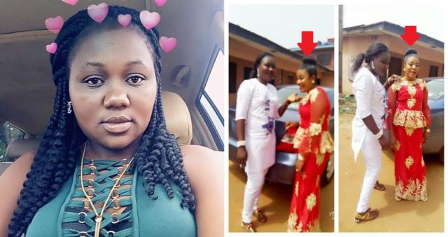Nigerian lady cries out after her best friend slashed her face with razor blade