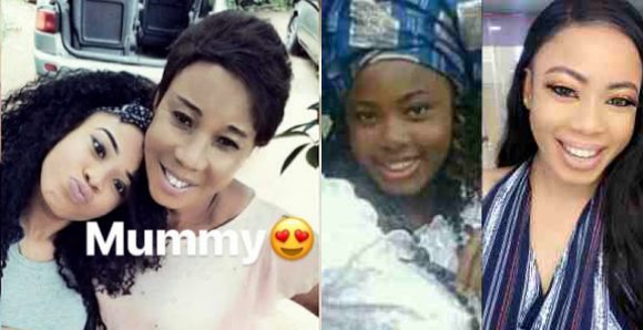 Nina Shows Off Mum After Been Accused Of Bleaching