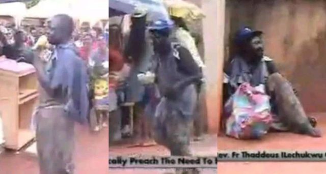 Catholic Priest Disguise As A Beggar To Test His Congregation (Photos+Video)