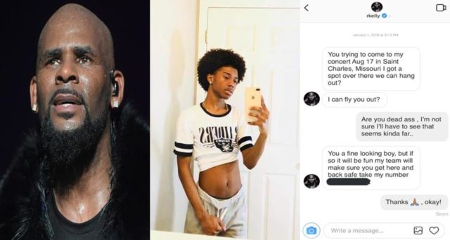 R. Kelly caught sending his nude photos to 17-year-old boy 