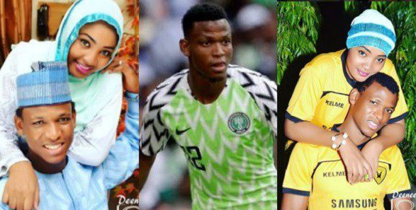 Super Eagles player battered his wife for not receiving her call in his presence (pics)