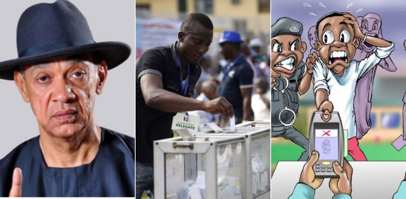 Ben Bruce Says Voting Should Be By SMS; Nigerians React (Photos)
