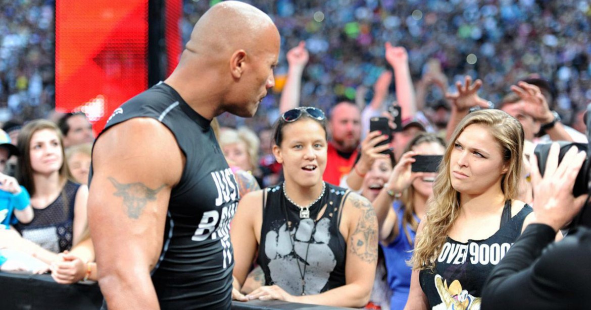 10 Things The WWE Did Right In 2015 theinfong.com rousey and the rock