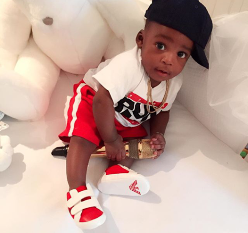 Cute photo of Tiwa Savage's son, Jamil surfaces.. theinfong.com