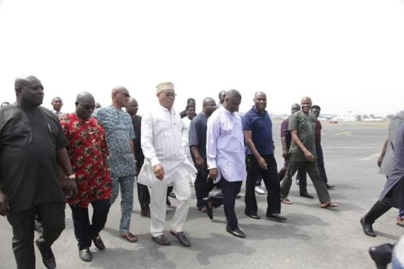 Photos- Rotimi Amaechi spotted in Port Harcourt theinfong.com