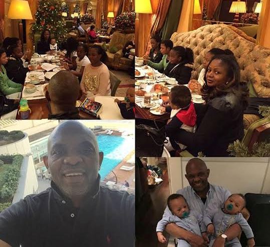Tony Elumelu shows off his twin boys for the first time theinfong.com