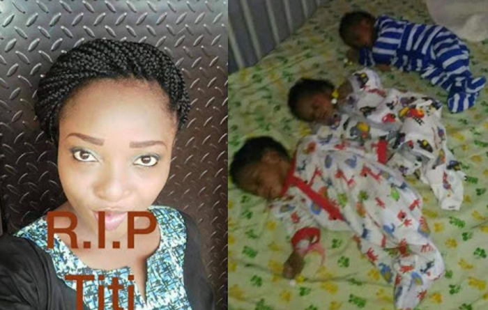 Woman who waited for 3 years to have a child, dies after giving birth to triplets in Lagos theinfong.com 700x445