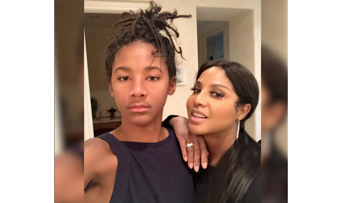 Toni Braxton shares a picture of her very cute son theinfong.com 700x416