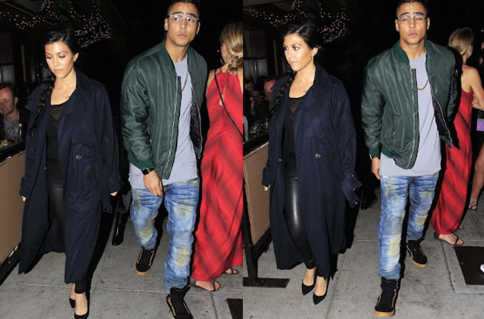 Kourtney Kardashian goes on date with Diddy's 24 year old step son, Quincy theinfong.com 700x462