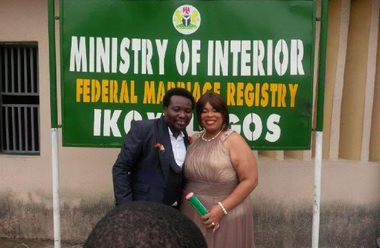 Popular comedian Mr Patrick weds American lover (See Photos) theinfong.com