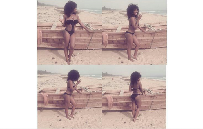Actress, Yvonne Jegede puts her gorgeous bikini body on display theinfong.com 700x445