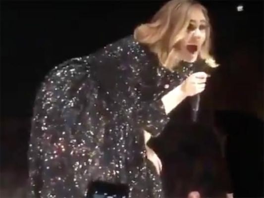 Adele twerks for fans during her London concert theinfong.com