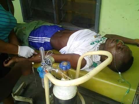 Photos of Corps member being treated after he was shot during Rivers re-reun election - He later died theinfong.com