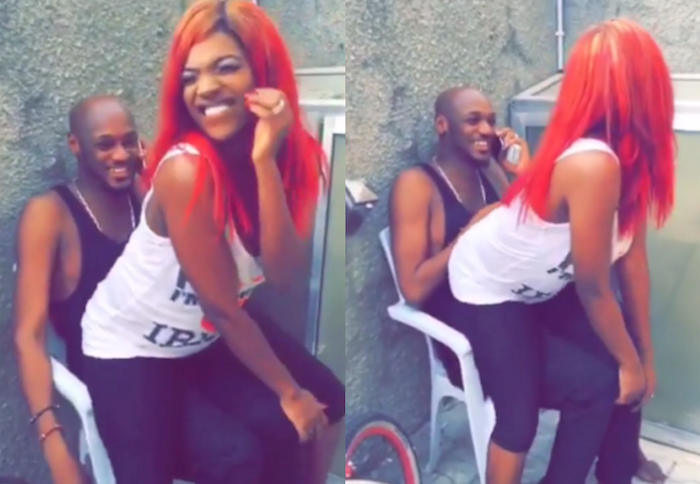 Annie Idibia twerks for her husband, 2face theinfong.com 700x484