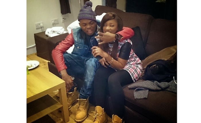 olamide and baby mama - girlfriend theinfong.com 700x429