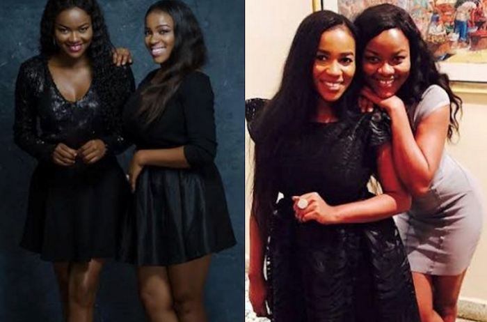 Photos: Actress Kehinde Bankole releases lovely photos with her twin sister as they turn a year older theinfong.com 700x462