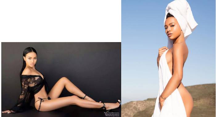 Karrueche Tran poses nude for Modeliste magazine theinfong.com