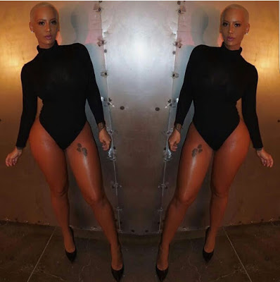 Amber Rose puts her curves on display theinfong.com
