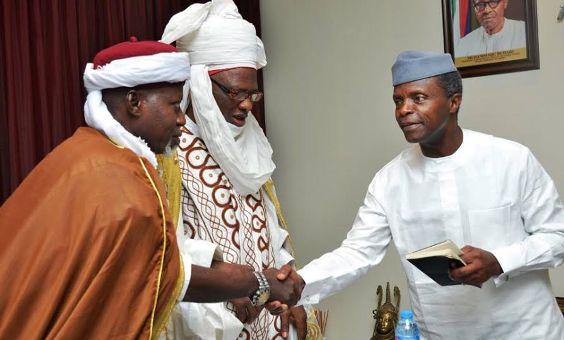 Photos- Osinbajo meets with FCT Council of Chiefs theinfong.com