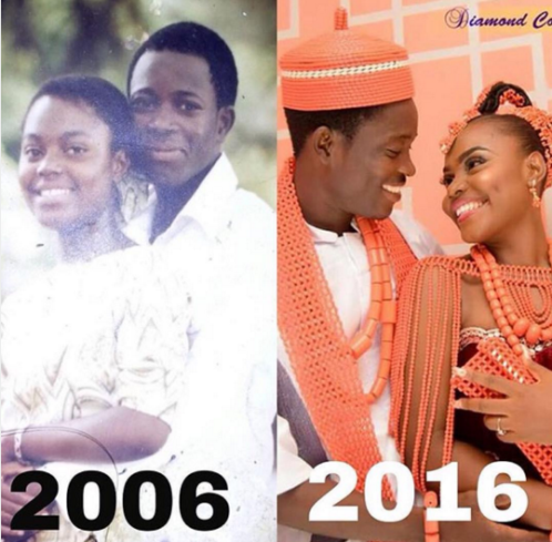 Check out this couple at their traditional wedding 10 years after they began dating theinfong.com