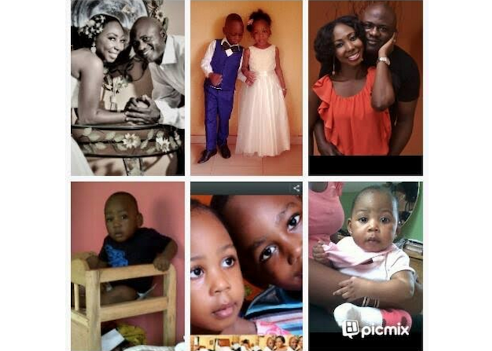 Family photos & corpse of Ronke Shonde who was allegedly killed by her husband today! theinfong.com 700x500