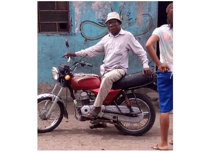 Wow! Check out this Okada rider who looks like Obasanjo (photo) theinfong.com 700x514