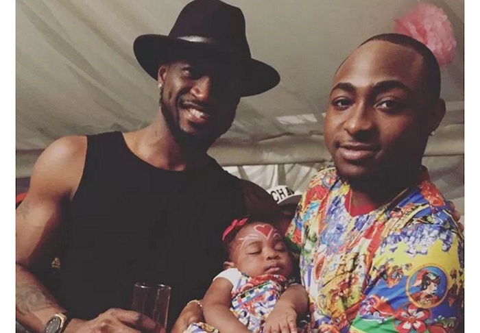 See what Peter Okoye was caught doing at Davido’s daughter’s 1st birthday party theinfong.com 700x486