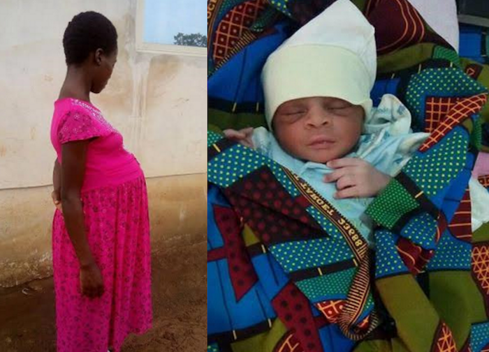 Rescued 13yr old pregnant girl in Akwa Ibom gives birth to a baby boy theinfong.com 700x505