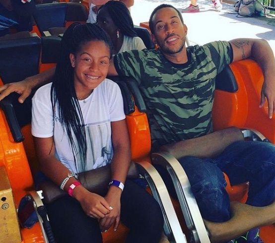 Ludacris pictured out celebrating his eldest daughter's birthday with her theinfong.com