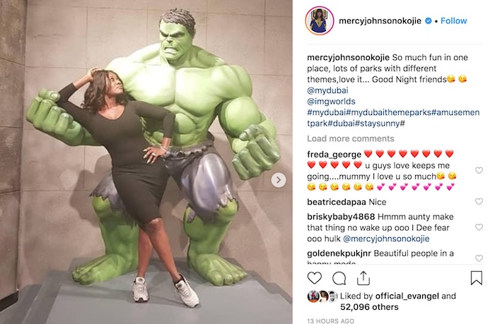 Mercy Johnson, Hulk - Dubai